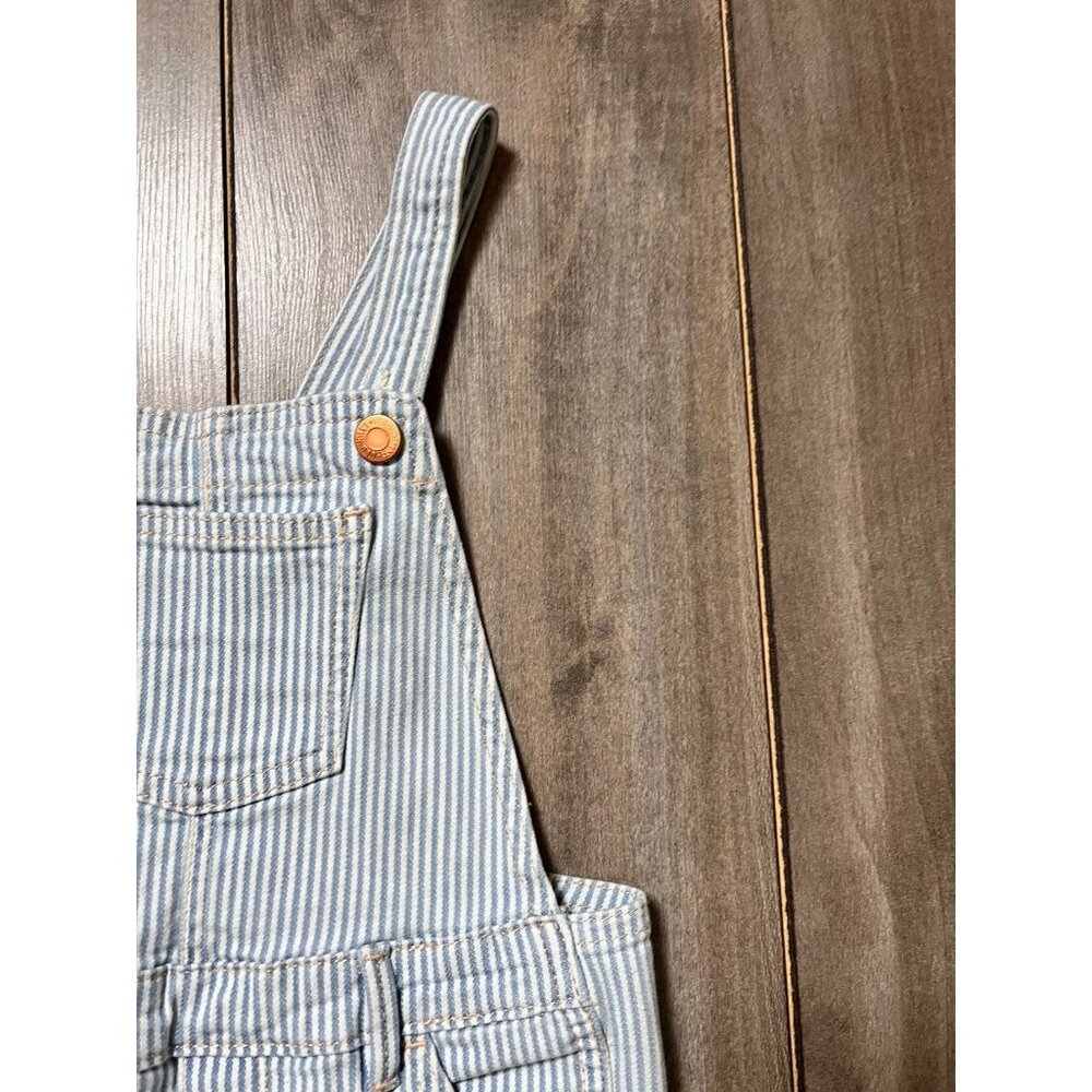 Old Navy Pinstripe Overalls - Picture 3 of 9